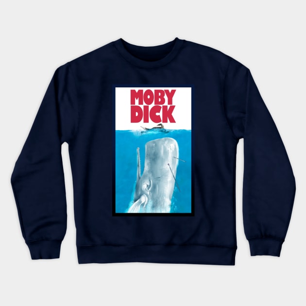 Moby Dick Crewneck Sweatshirt by SpaceBird